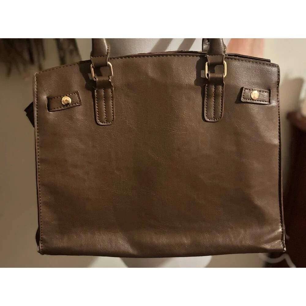 BCBG Paris Brown Tote Bag